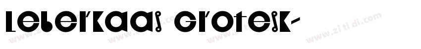 Leberkaas Grotesk字体转换